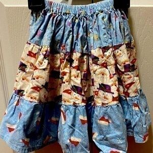 Christmas Twirl Skirt size 3-4